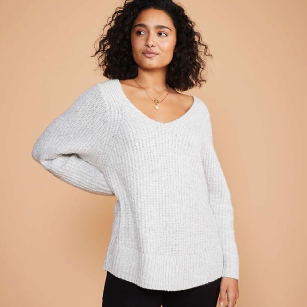 SOLD | Lou & Grey for Loft Knit V-Neck Sweater